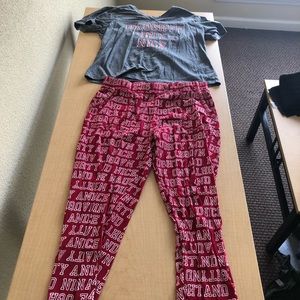 Forever 21 Naughty or Nice Pj set
